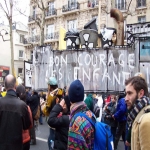 Manifestation contre le nuclaire  Paris le 17 janvier 2003 photo n45 